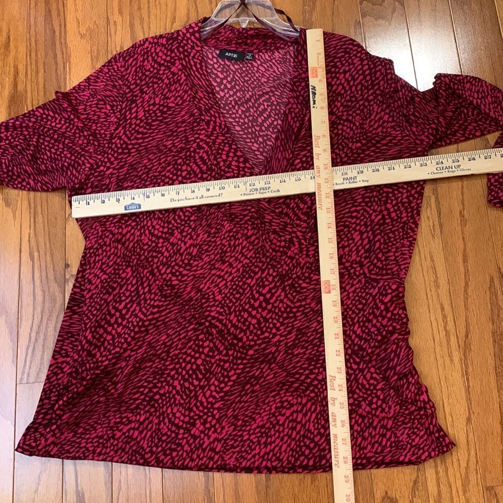Apt 9 Size 2X wrap long sleeve top NWT - Picture 7 of 9